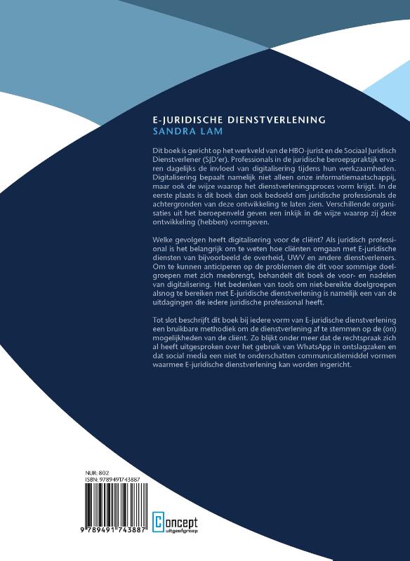 Achterkant van E-juridische dienstverlening