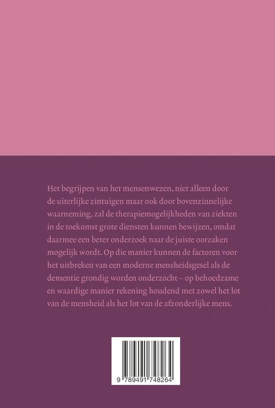 Achterkant van Het ziektebeeld dementie