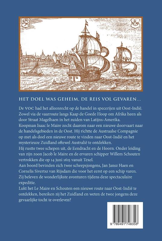Achterkant van Eindelijk, eindelijk blauwe zee