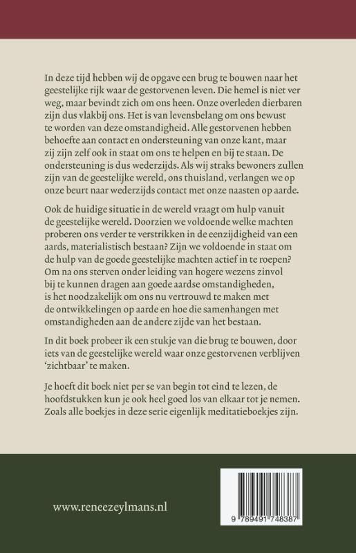 Achterkant van Verbinding met de gestorvenen