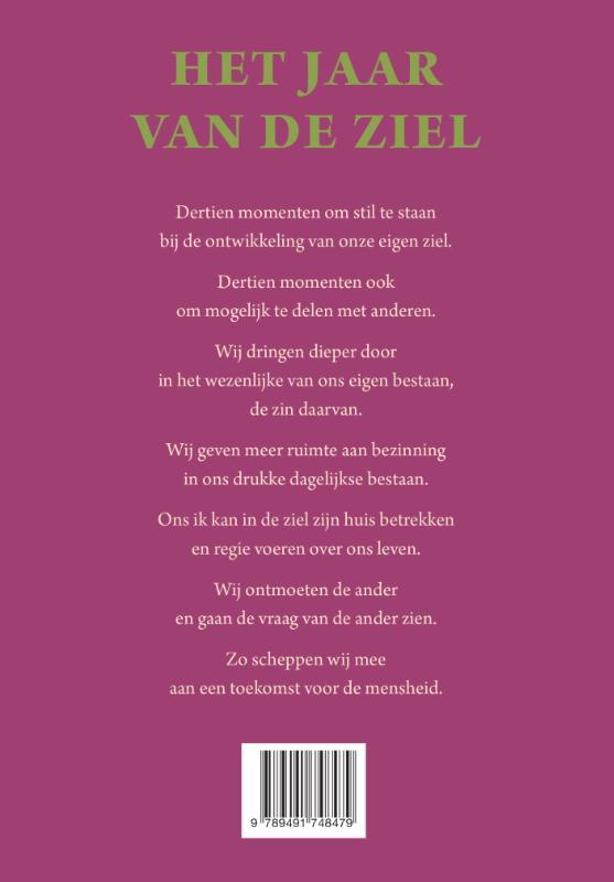 Achterkant van Het jaar van de ziel