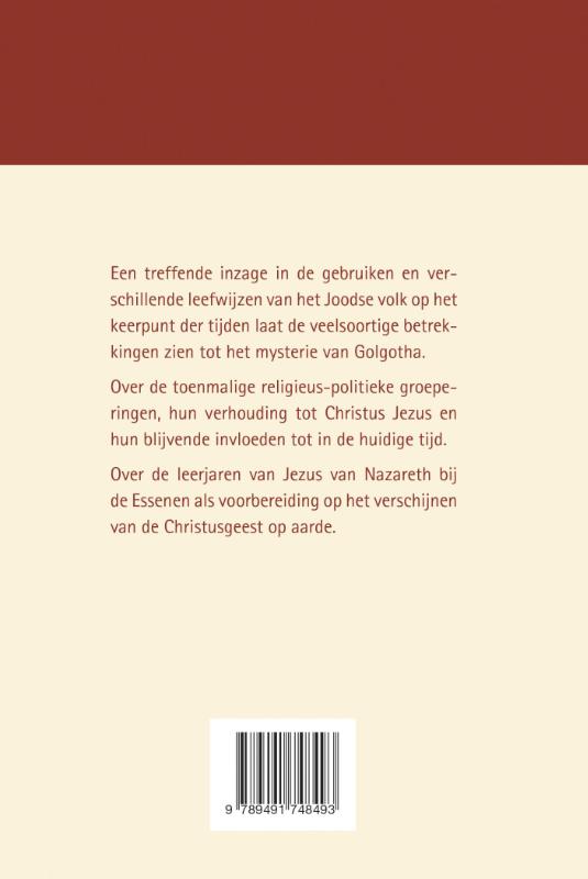 Achterkant van Het leven op het keerpunt der tijden