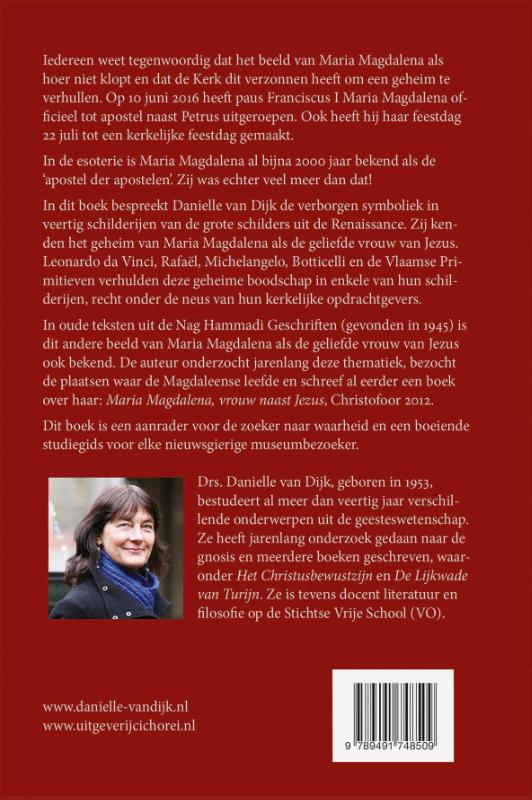 Achterkant van Maria Magdalena uit de verf