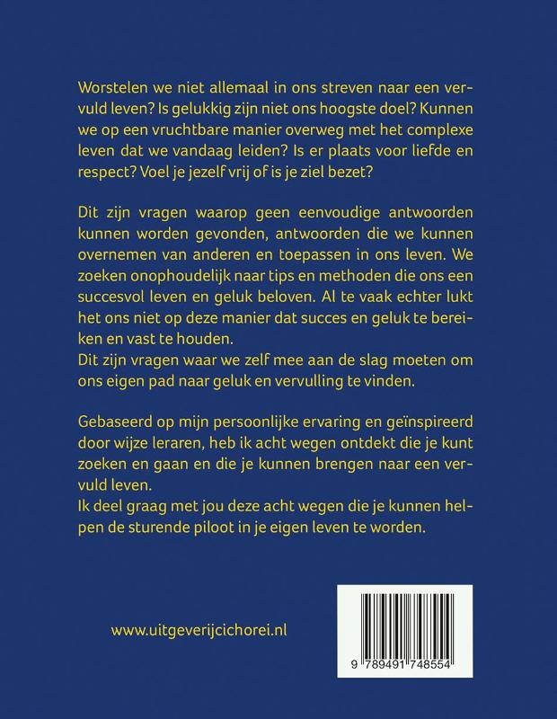 Achterkant van Piloot zijn van je eigen levensreis
