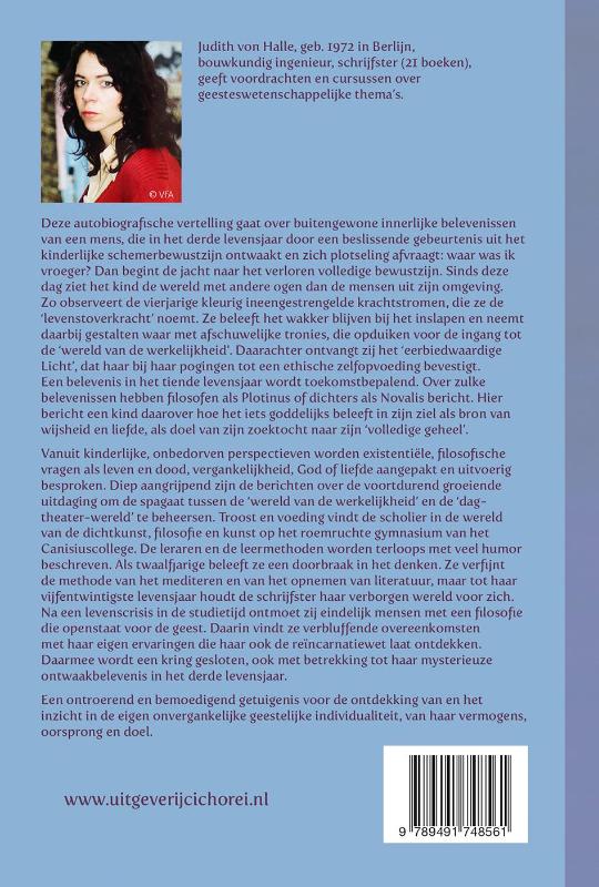 Achterkant van I Kinderjaren en jeugd