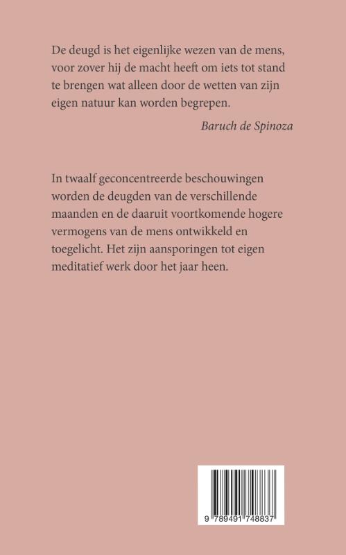 Achterkant van De twaalf deugden door het jaar heen