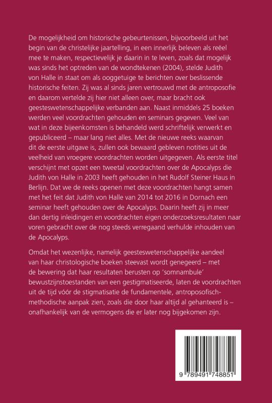 Achterkant van De Apocalyps van Johannes