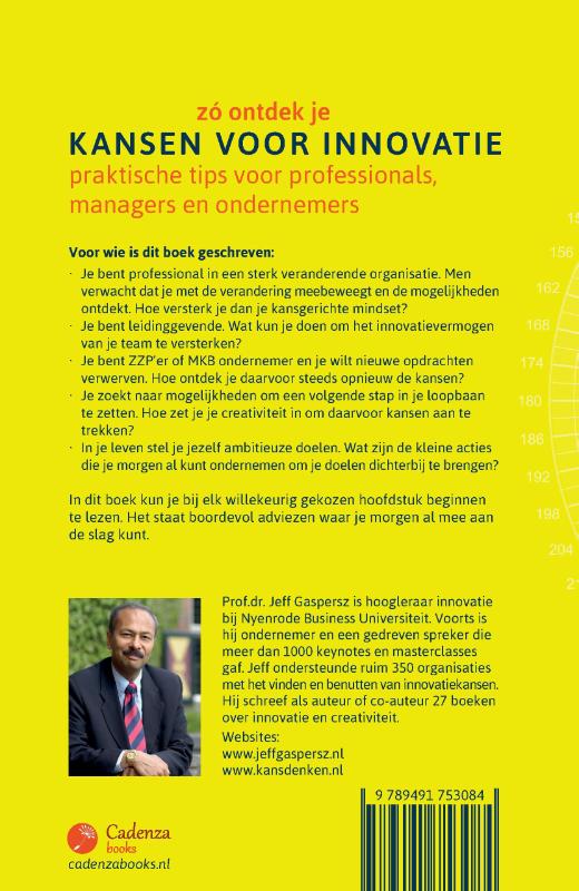 Achterkant van Zó ontdek je kansen voor innovatie