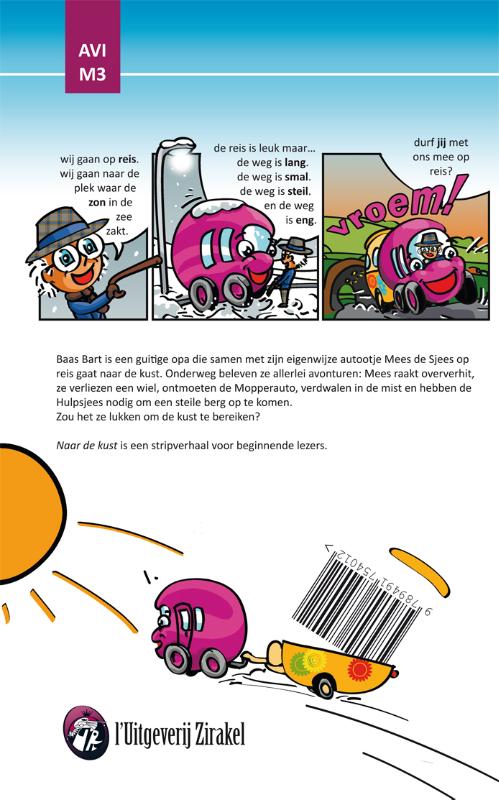 Achterkant van naar de kust