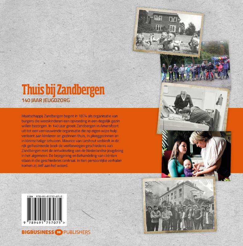 Achterkant van Thuis bij Zandbergen