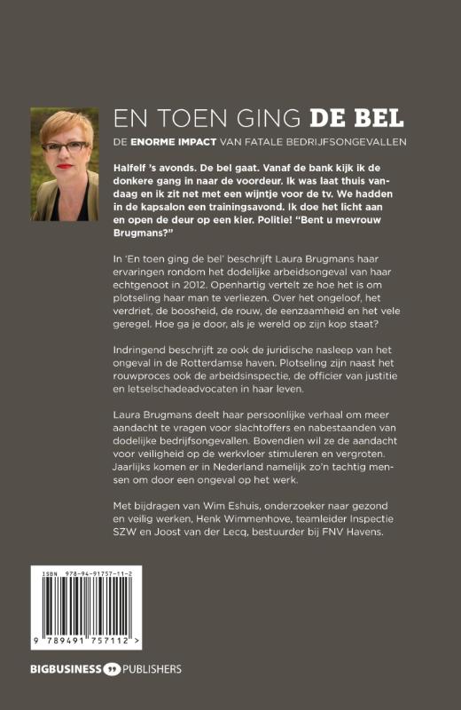 Achterkant van En toen ging de bel