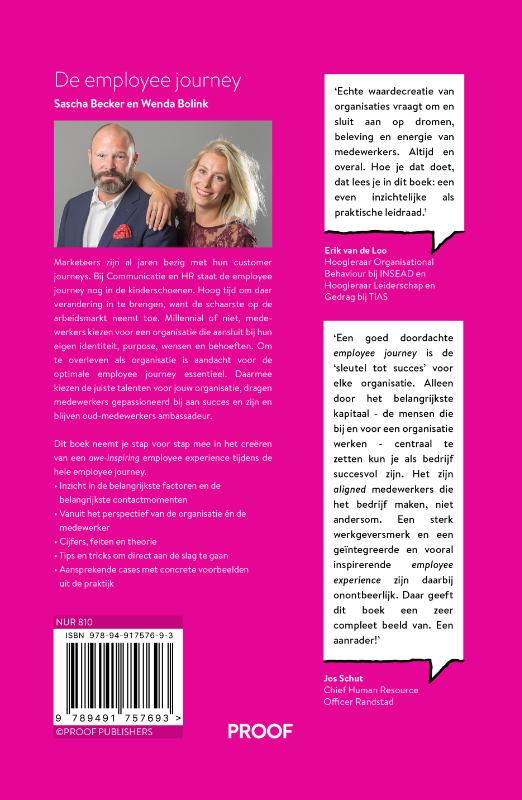 Achterkant van De employee journey