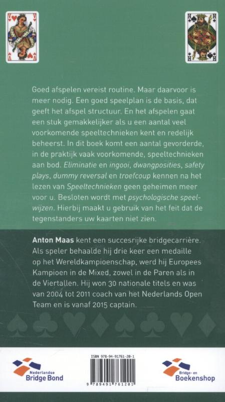 Achterkant van Speeltechnieken