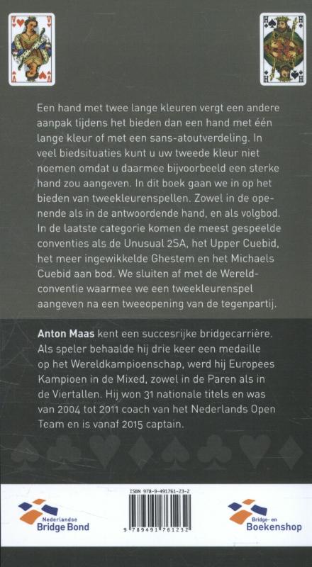 Achterkant van Tweekleurenspellen