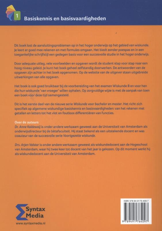 Achterkant van Basiskennis en basisvaardigheden