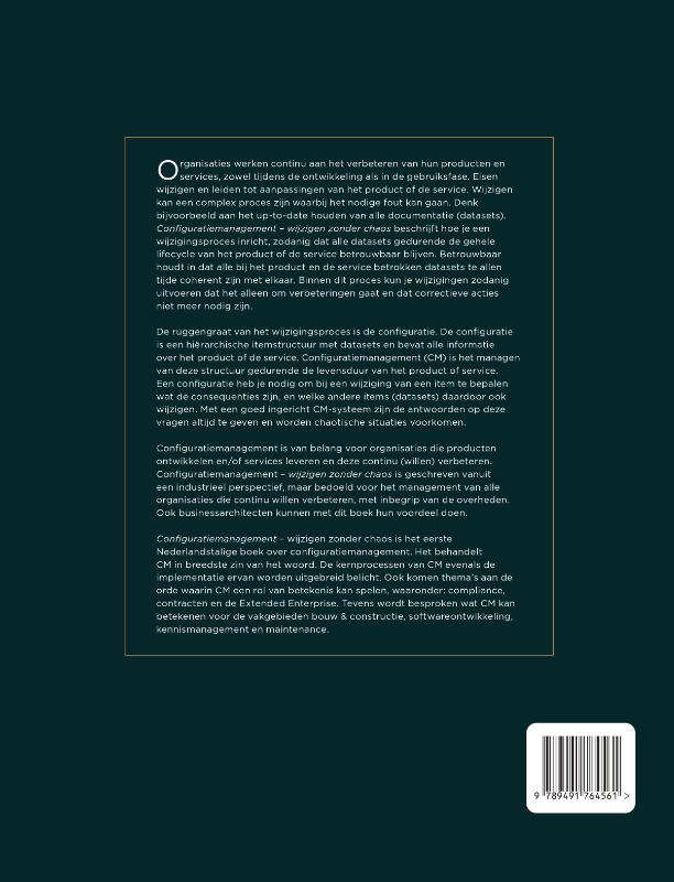 Achterkant van Configuratiemanagement