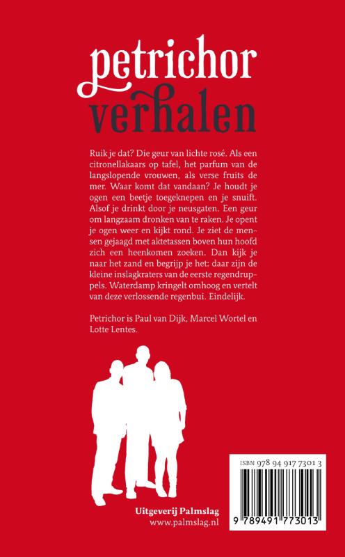 Achterkant van Petrichor verhalen