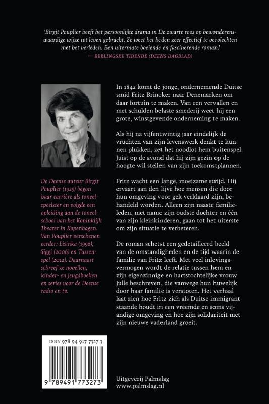 Achterkant van De zwarte roos