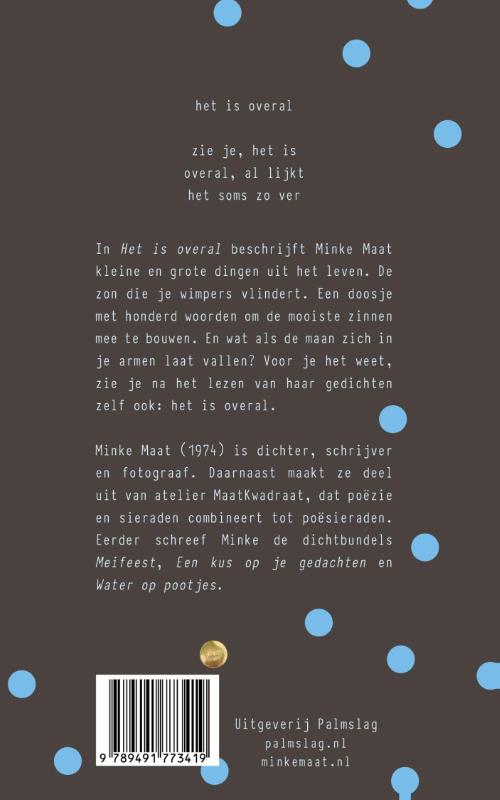 Achterkant van Het is overal