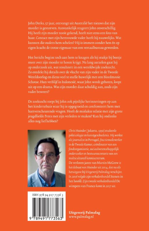 Achterkant van De verloren jaren van Martin McGrew