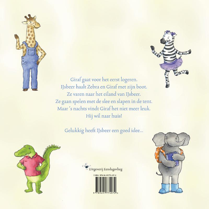 Achterkant van Giraf gaat logeren