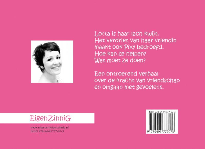 Achterkant van De lach van Lotta