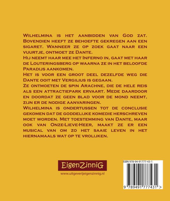 Achterkant van Een goddelijke komedie