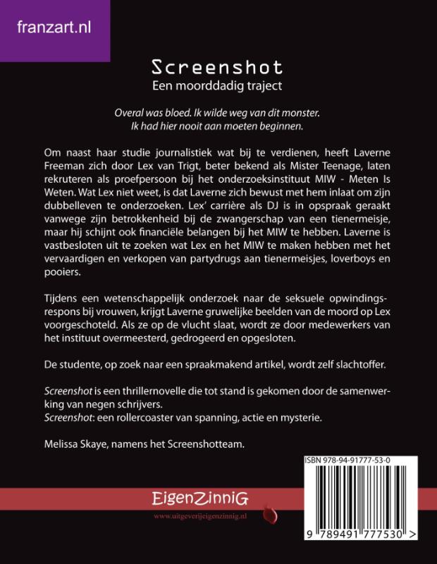 Achterkant van Screenshot