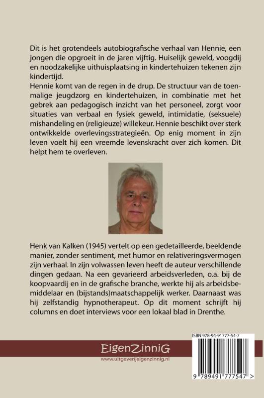 Achterkant van De steenrode jas