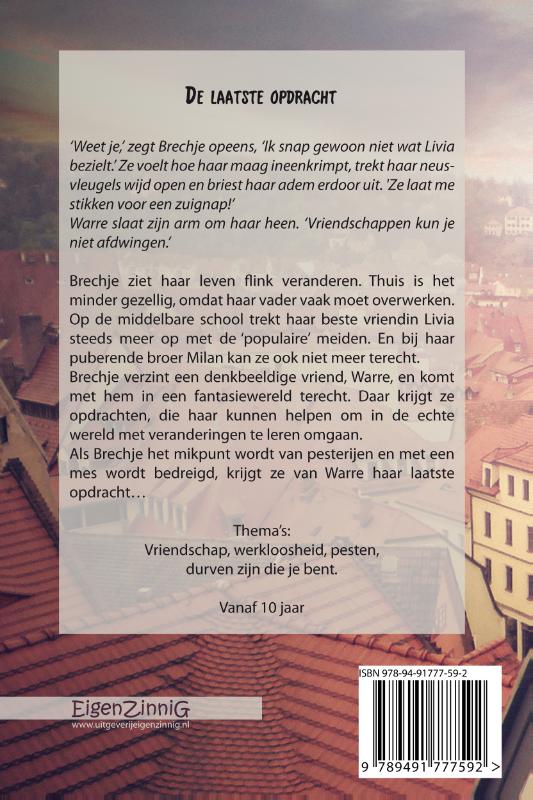 Achterkant van De laatste opdracht
