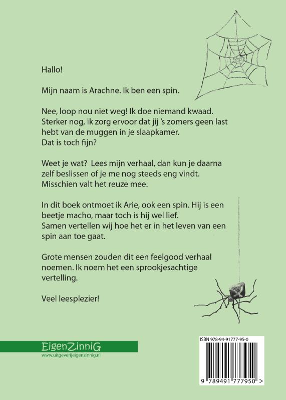Achterkant van Arachne