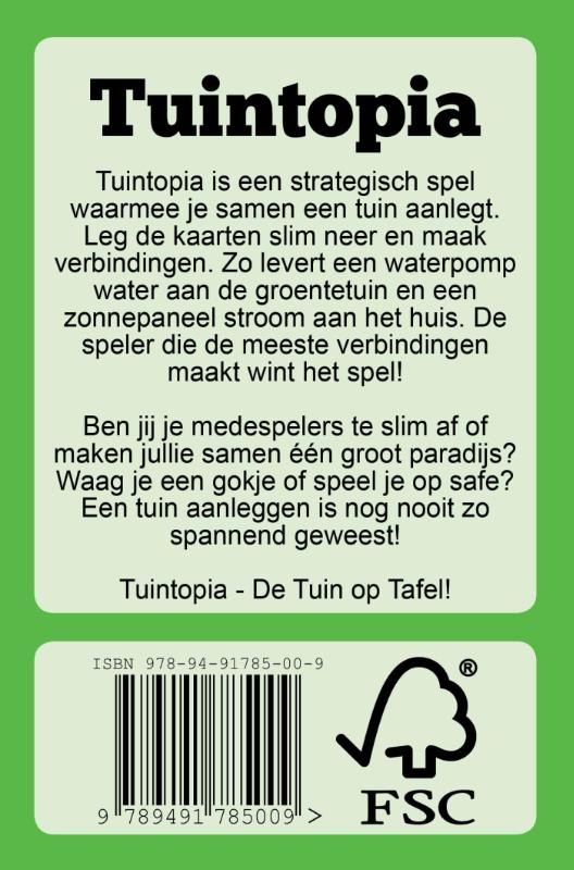 Achterkant van Tuintopia