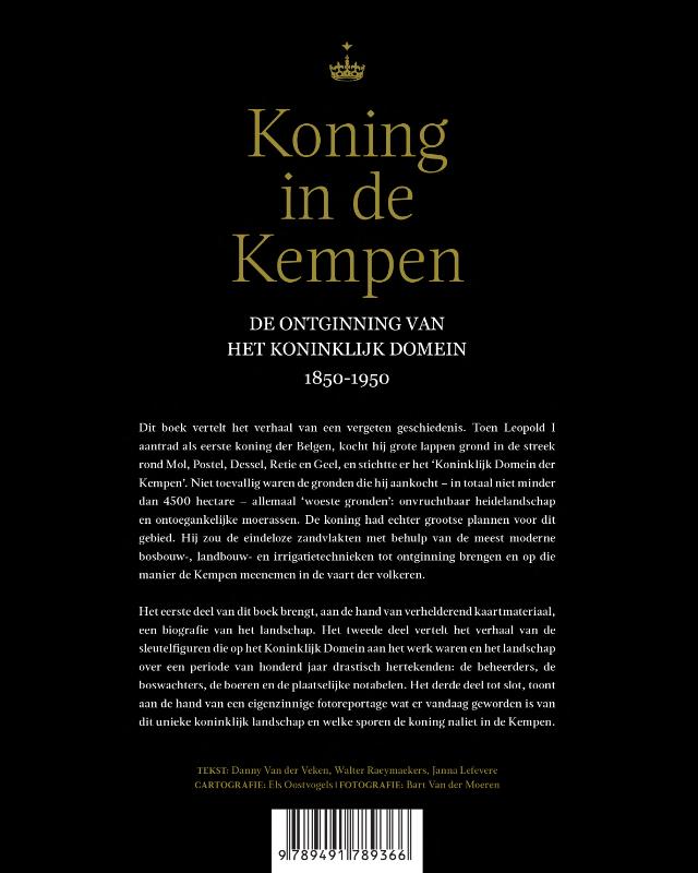 Achterkant van Koning in de Kempen