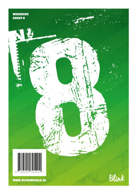 Achterkant van Werkboek groep 8