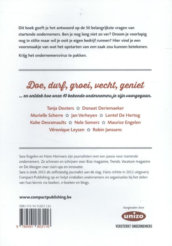 Achterkant van Ik word mijn eigen baas