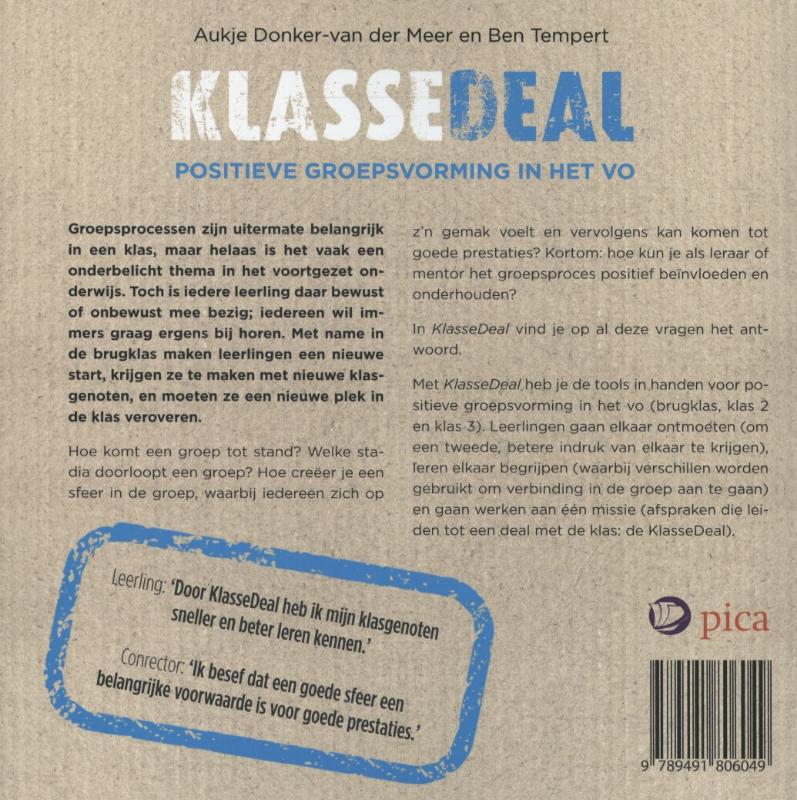 Achterkant van Klassedeal