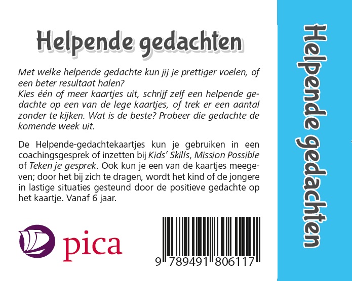Achterkant van Helpende gedachten