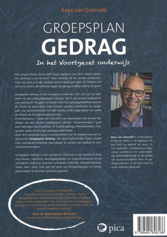Achterkant van Groepsplan gedrag in het voortgezet onderwijs