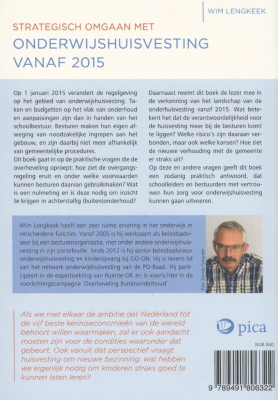 Achterkant van Strategisch omgaan met onderwijshuisvesting vanaf 2015