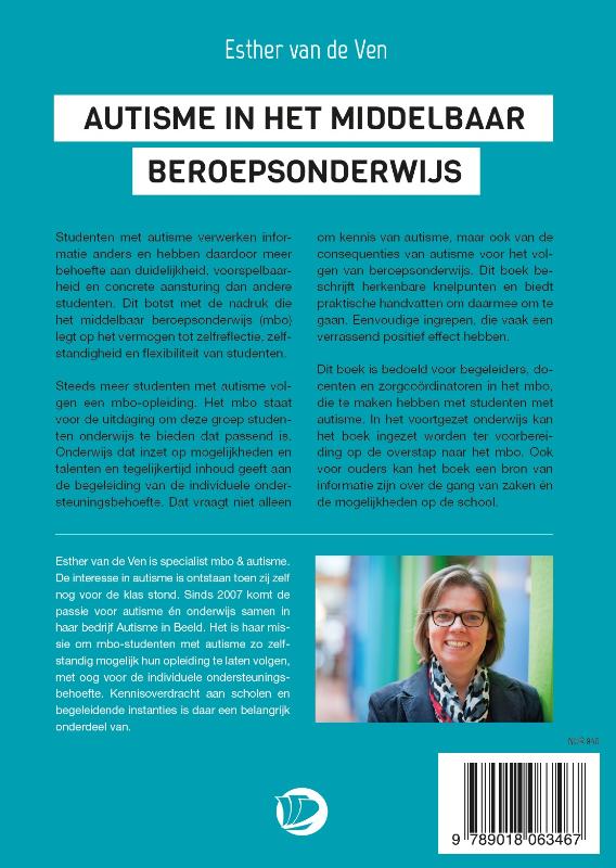 Achterkant van Autisme in het middelbaar beroepsonderwijs