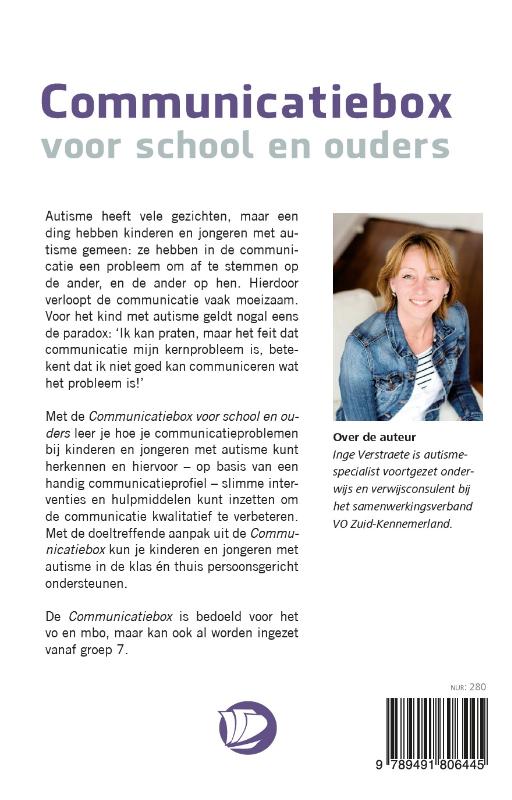 Achterkant van Communicatiebox voor school en ouders