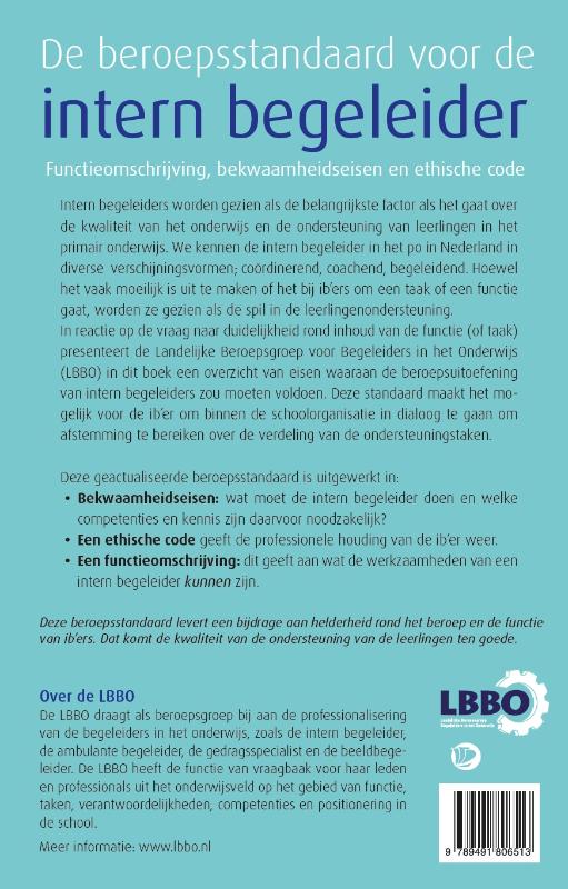 Achterkant van De beroepsstandaard voor de intern begeleider
