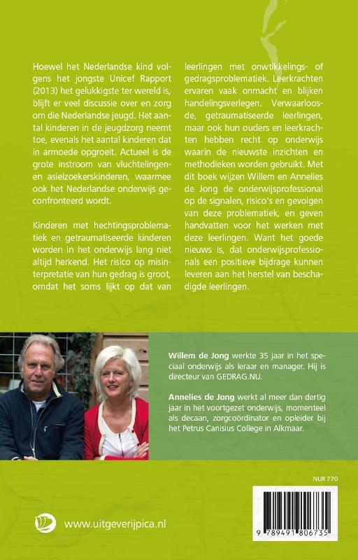 Achterkant van Ontwrichte kinderen in het onderwijs