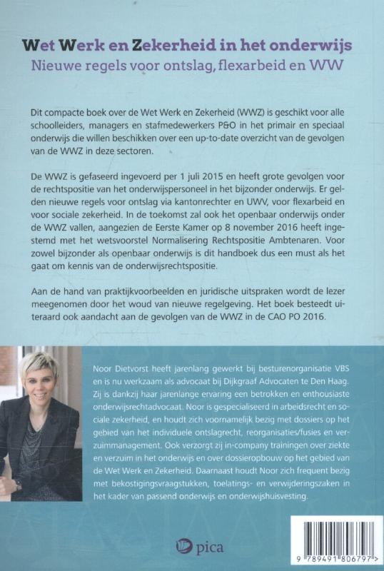 Achterkant van Wet werk en zekerheid in het onderwijs