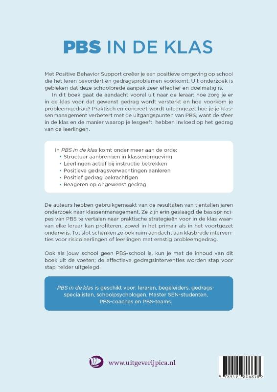 Achterkant van PBS in de klas