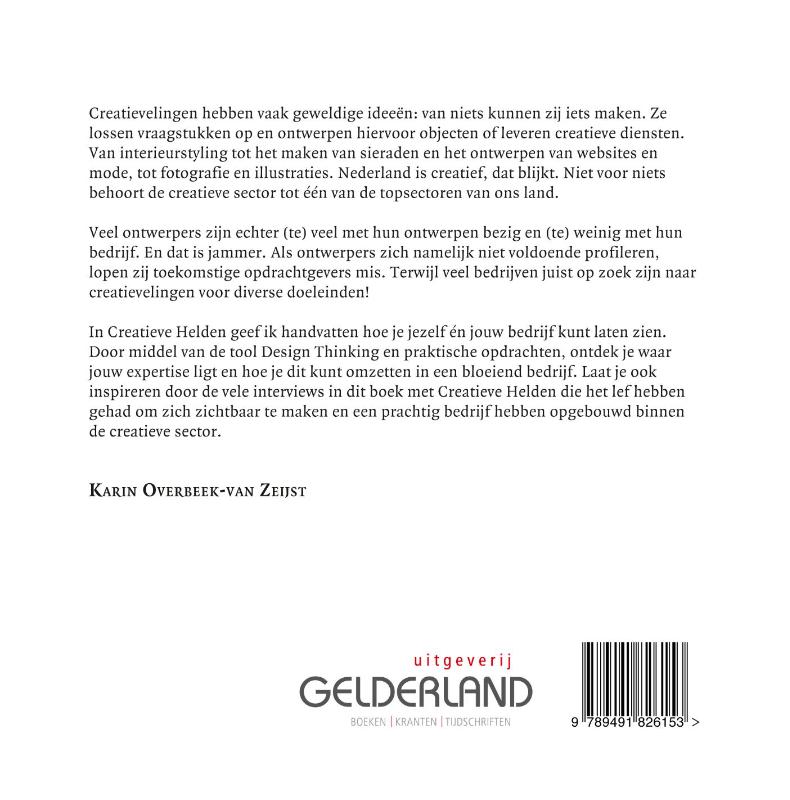 Achterkant van Creatieve helden