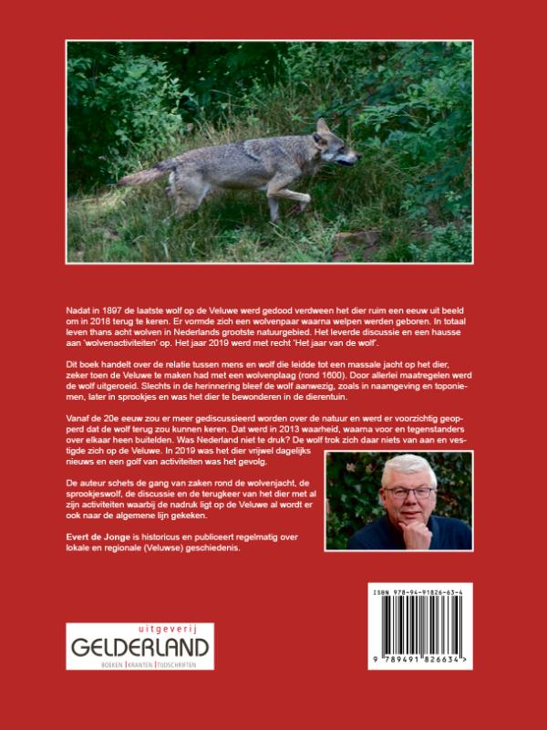 Achterkant van Wolven op de Veluwe