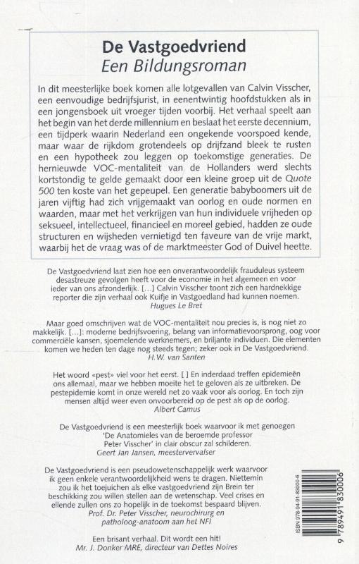 Achterkant van De vastgoedvriend