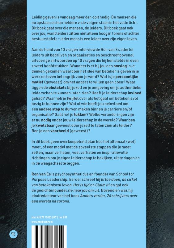 Achterkant van De volgende stap