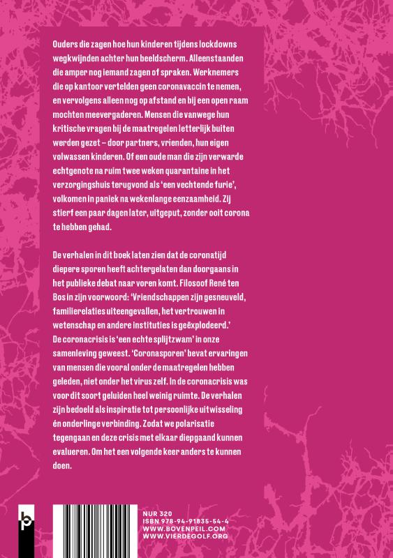 Achterkant van Coronasporen